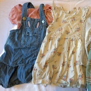 12-18 month Bunny, and Floral Baby Dress Set